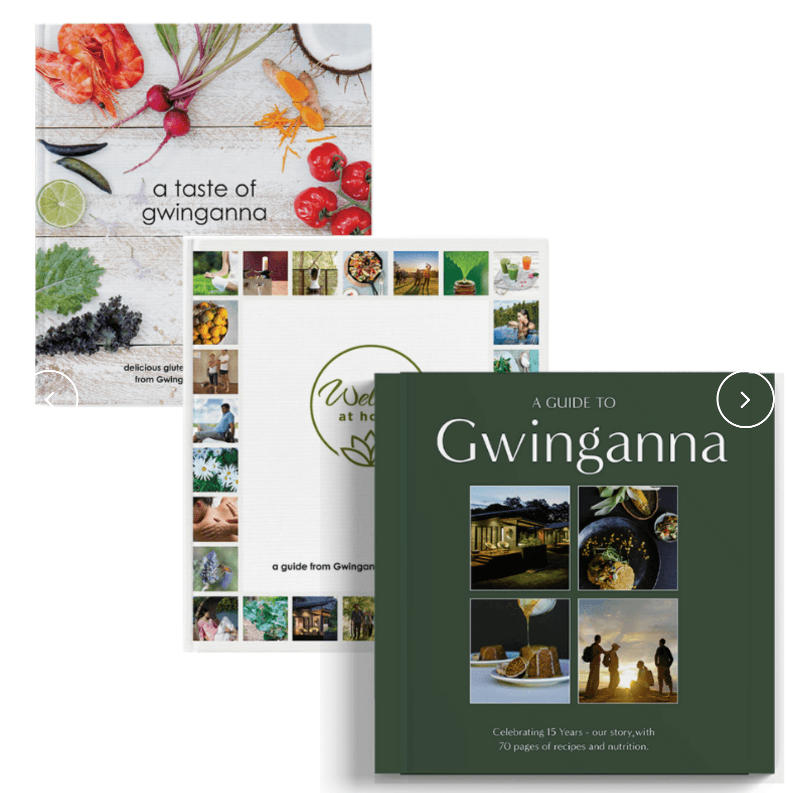 A Guide 3 book bundle - Gwinganna Lifestyle Retreat