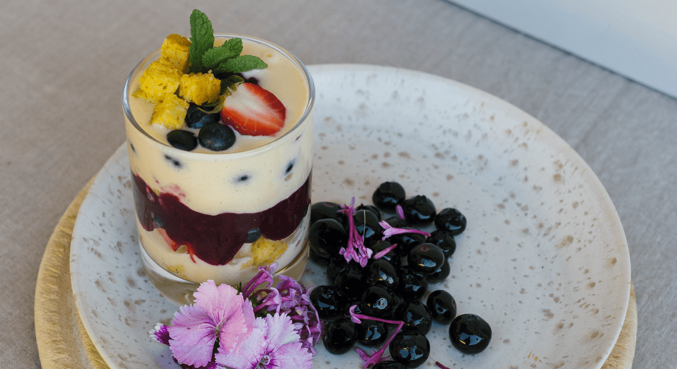 Gwinganna Berry Cherry Trifle Recipe