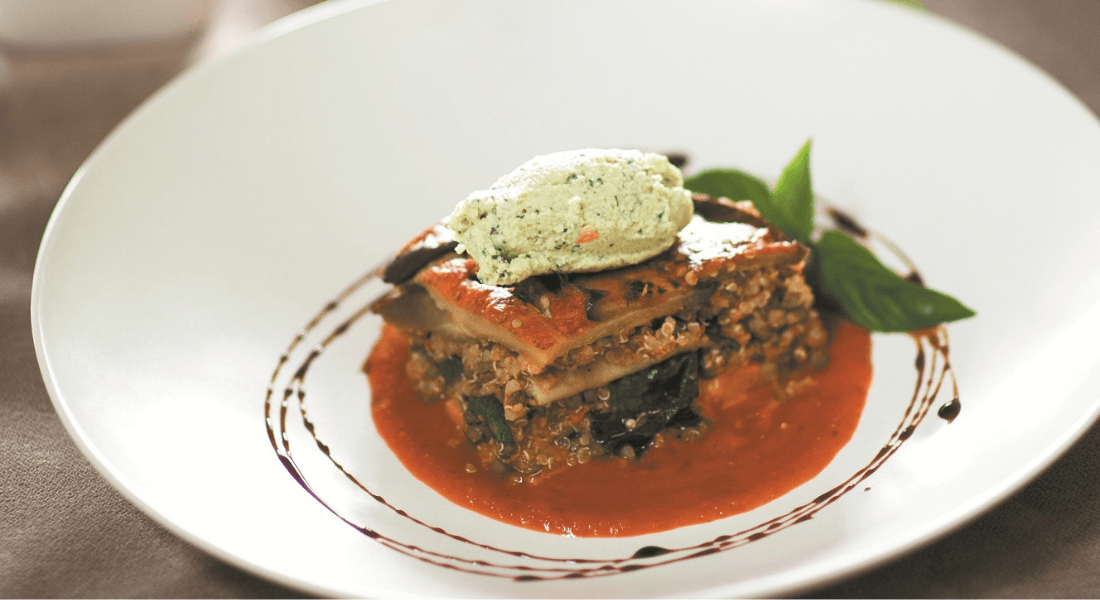 Gwinganna's Healthy Vegetarian Moussaka - Gwinganna Lifestyle Retreat