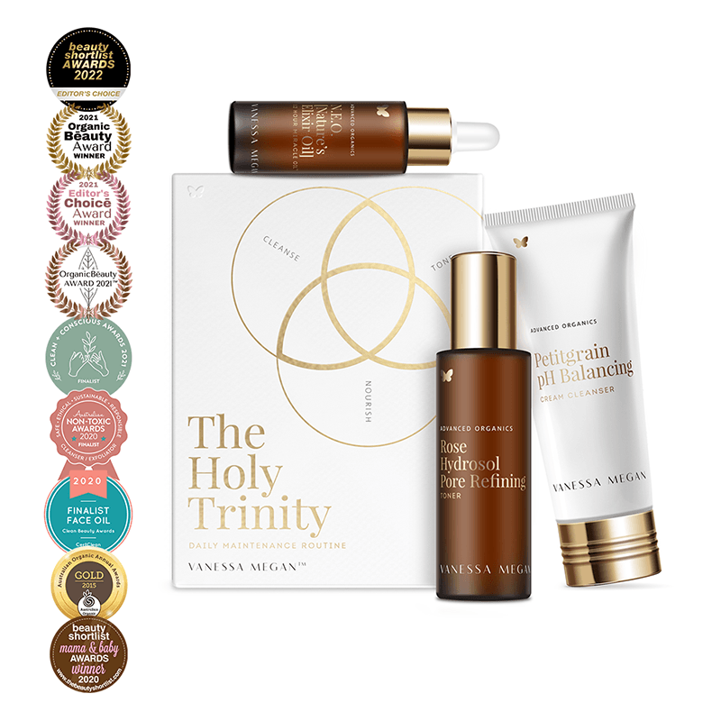 Vanessa Megan The Holy Trinity Daily Skin Care Routine - Gwinganna Lifestyle Retreat